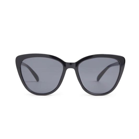 New Rachel Zoe Nina Black Cat Eye Sunglasses Case Included Curateur Exclusive - Picture 1 of 5